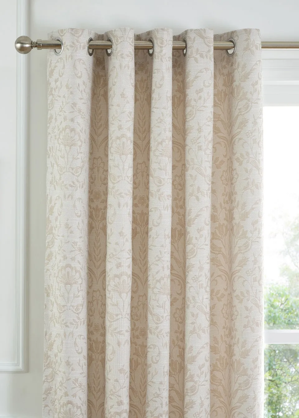 Curtina Marple Thermal Natural Eyelet Curtains