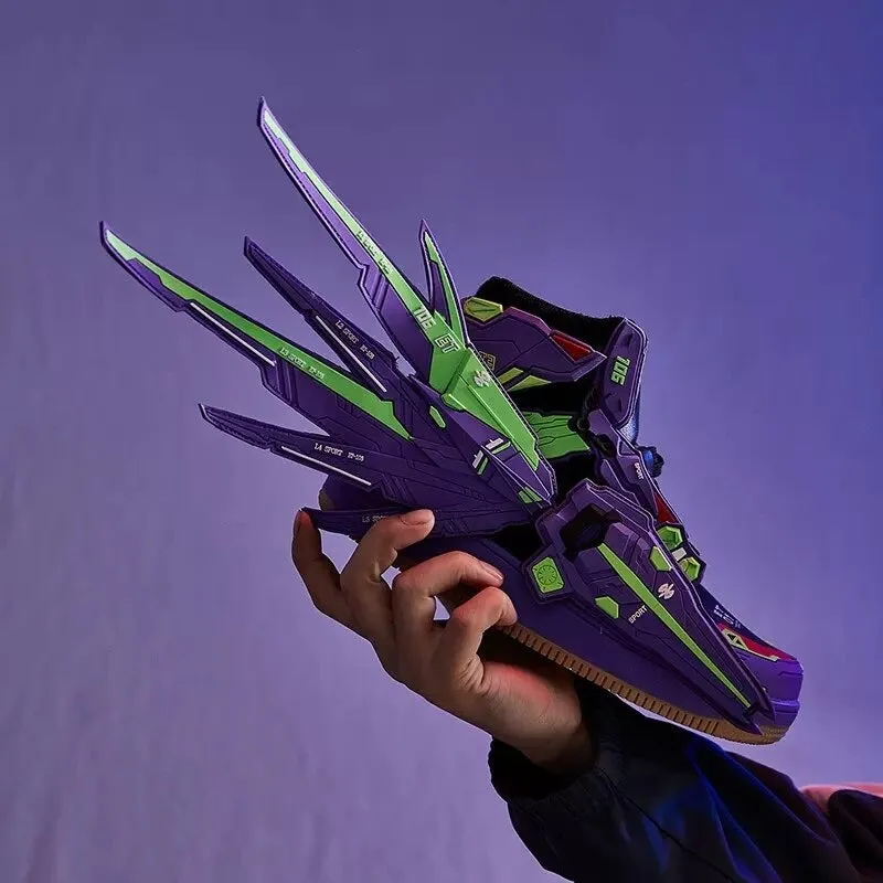 Cyberpunk Techwear Sneakers Purple