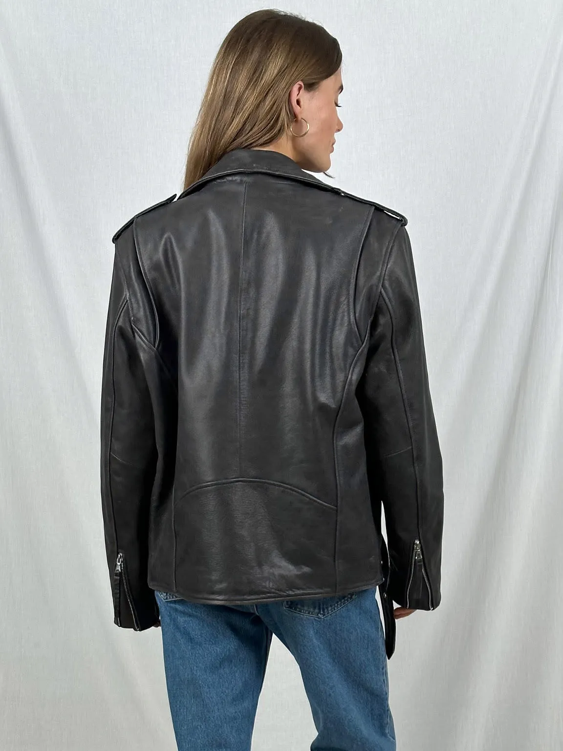 DODGE BIKER JACKET - BLACK