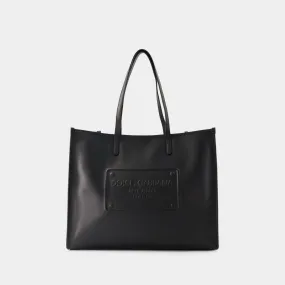 Dolce&Gabbana  Logo Tote - Dolce&Gabbana - Leather - Black