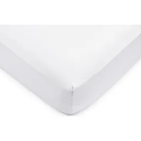 Domani Home Premium Sateen Crib Sheet, White