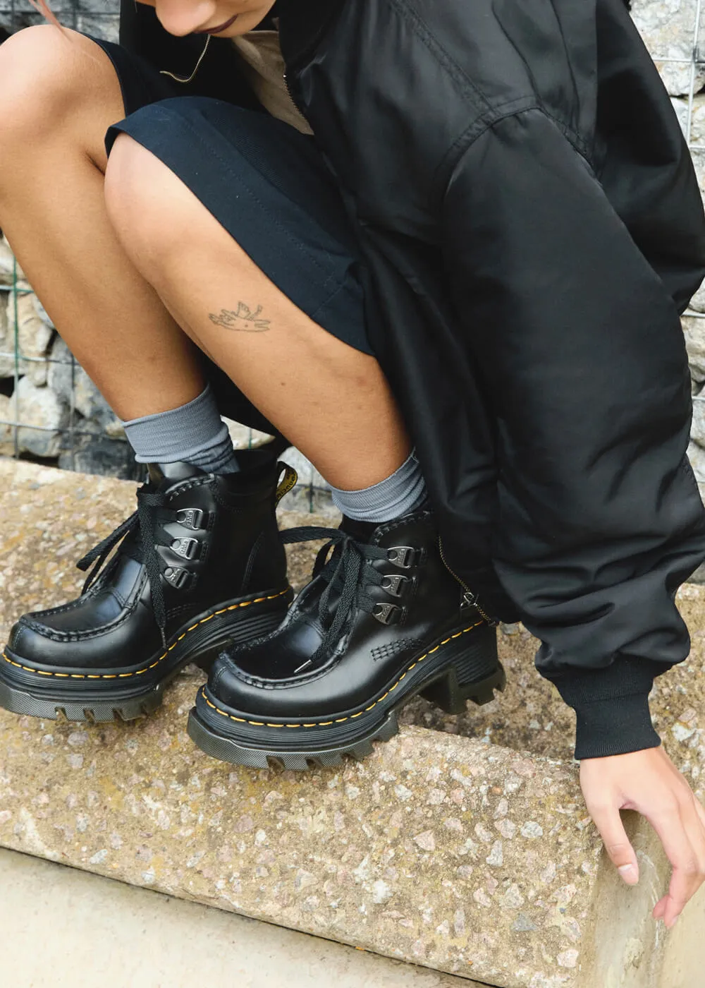 Dr. Martens Corran Atlas Leather Ankleboots Black