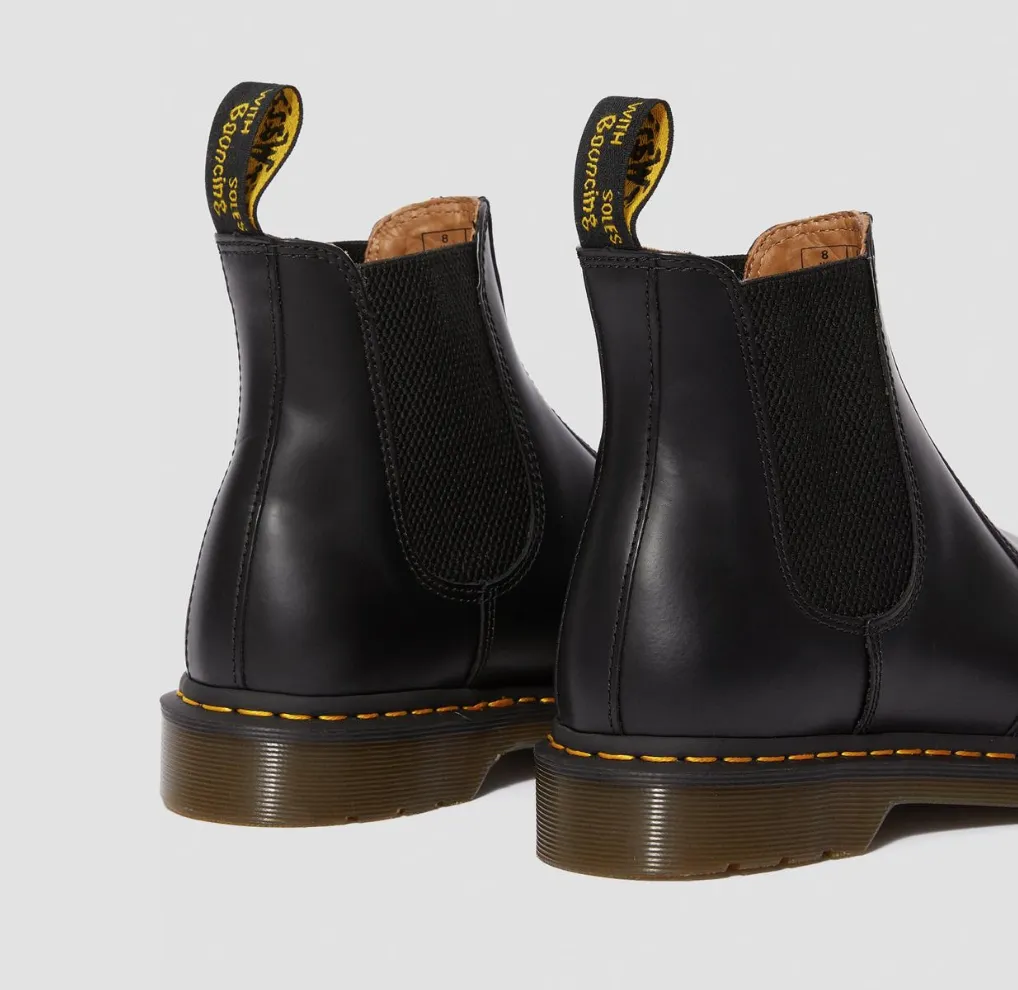 Dr Martens- 2976 Black Yellow Stitch