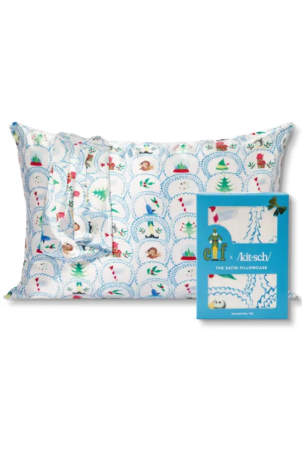 Elf North Pole Satin Pillowcase | Kitsch