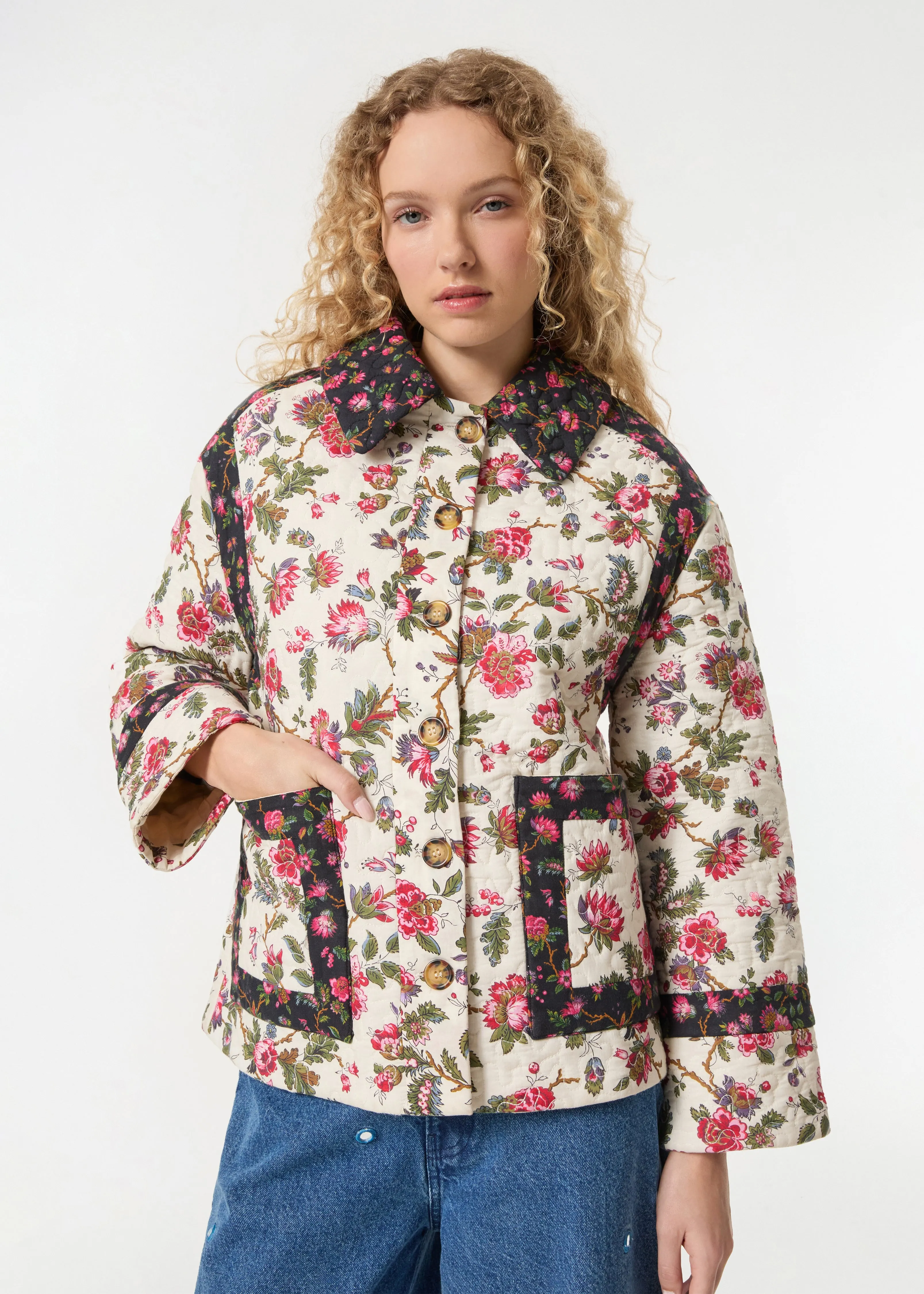 Emil Jacket | Macadamia Morlaix Fleur