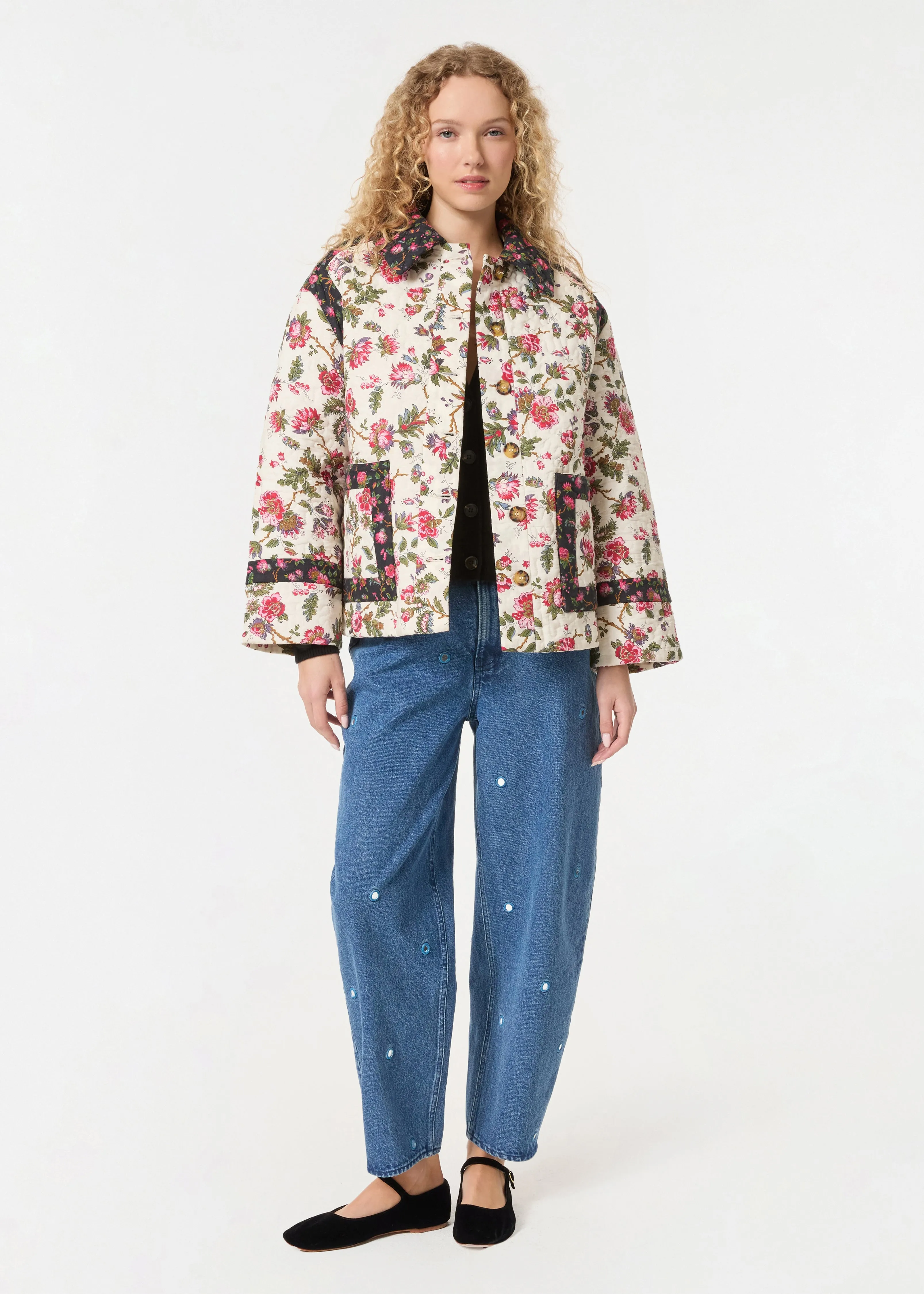 Emil Jacket | Macadamia Morlaix Fleur