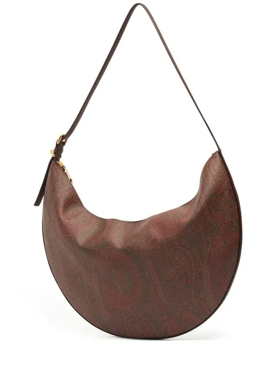 Etro   Paisley cotton hobo shoulder bag 