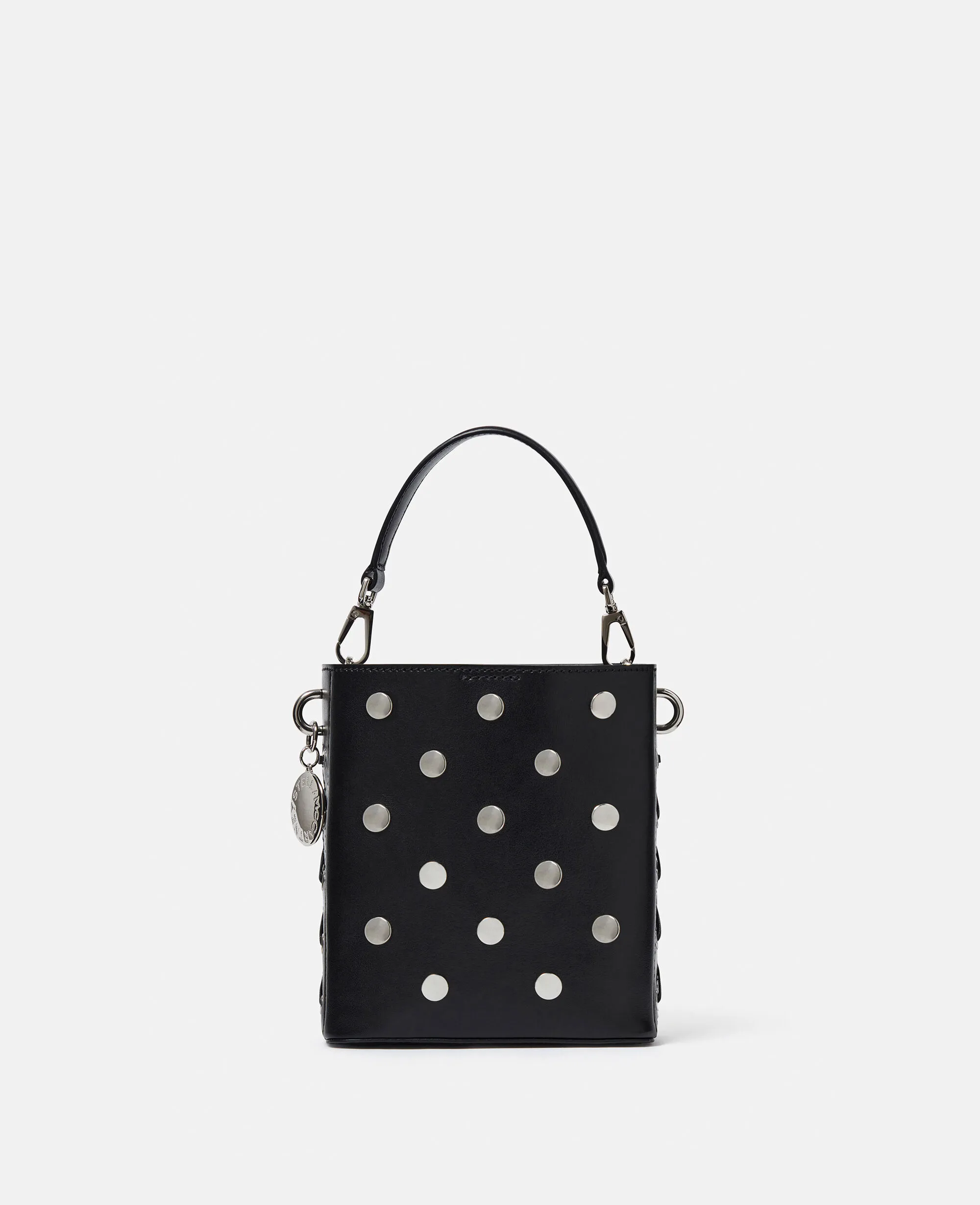 Frayme Studded Small Bucket Bag