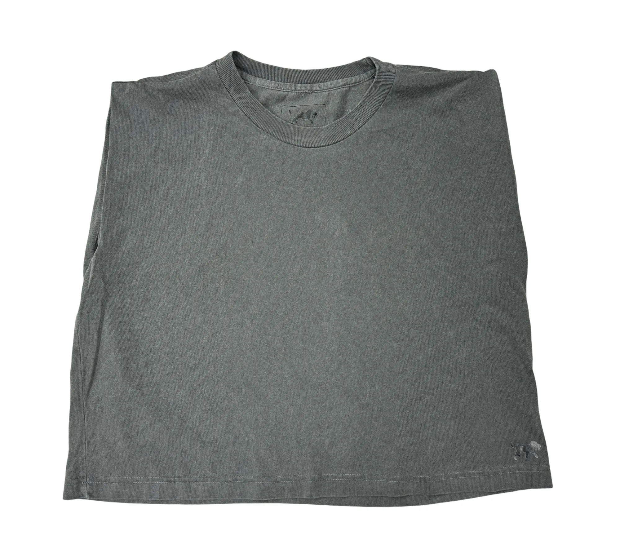 Garment Dyed Womans Tank - Faded Charcoal