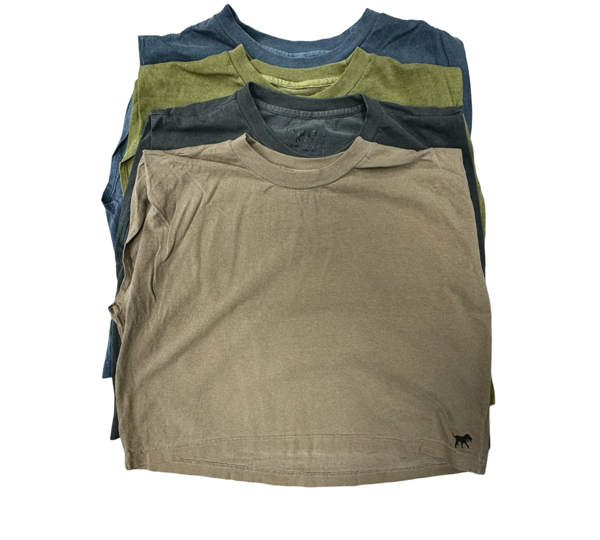 Garment Dyed Womans Tank - Faded Charcoal