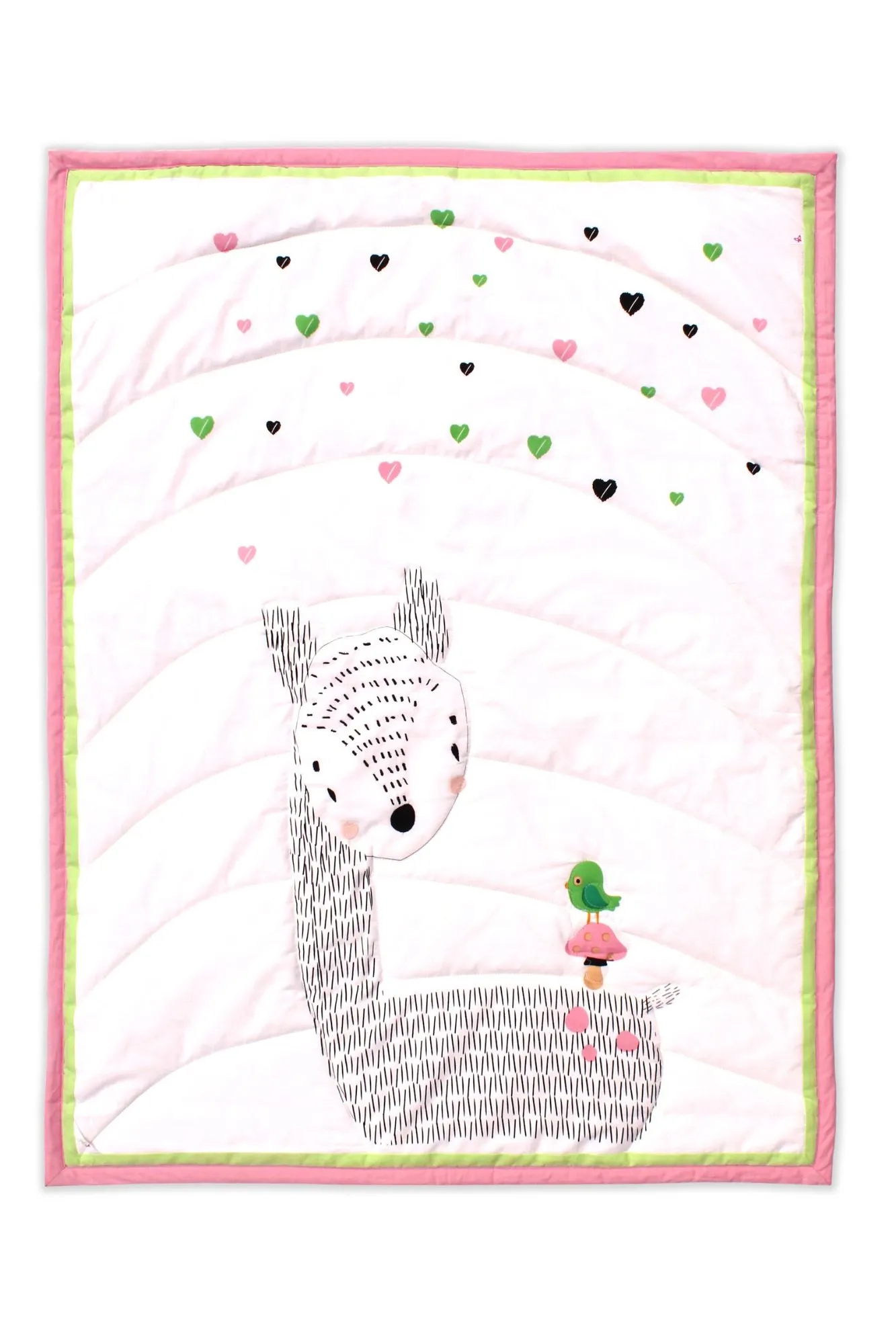 Happy Llama - Organic Reversible Quilt