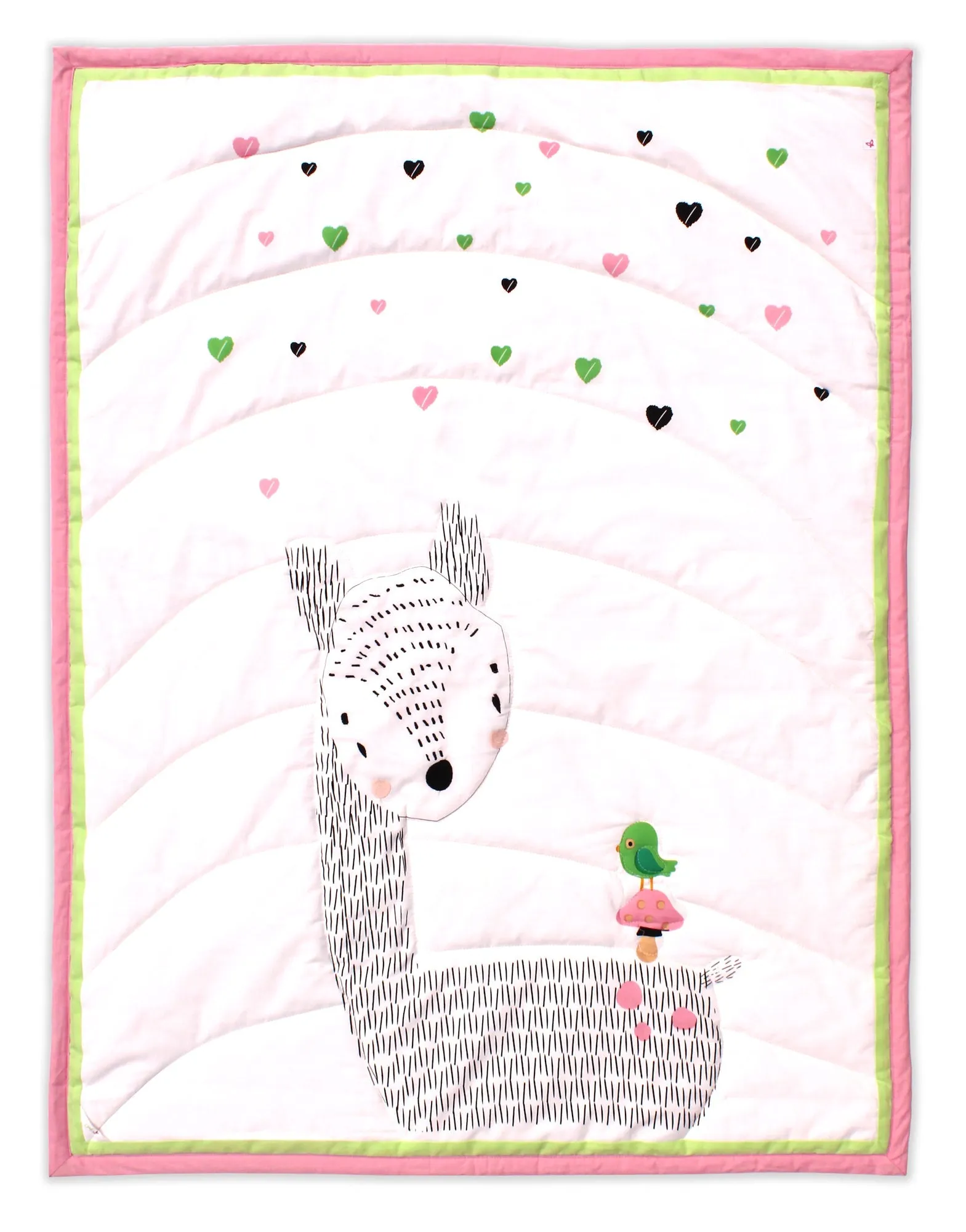 Happy Llama - Organic Reversible Quilt