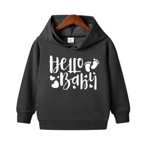 Hello Baby Printed Hoodie For Kids - Deal20one