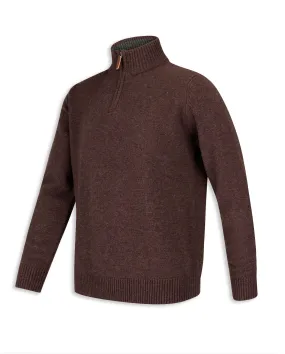 Hoggs of Fife Lothian Zip Neck Pullover