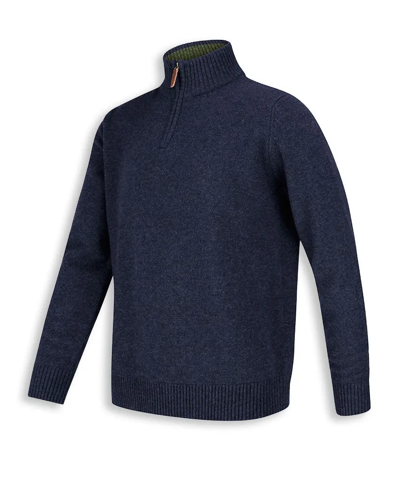 Hoggs of Fife Lothian Zip Neck Pullover