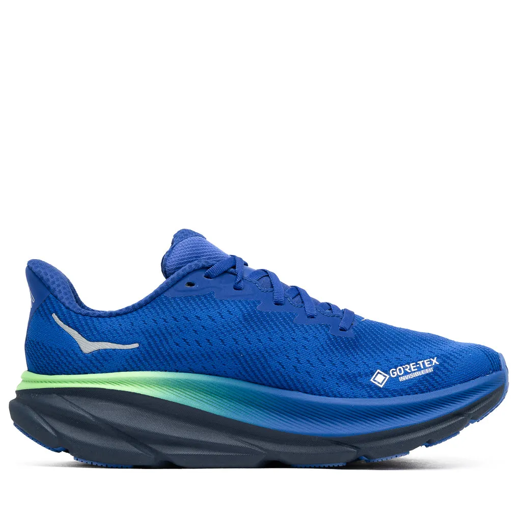 Hoka Clifton 9 Gore-Tex - Dazzling Blue/Evening Sky