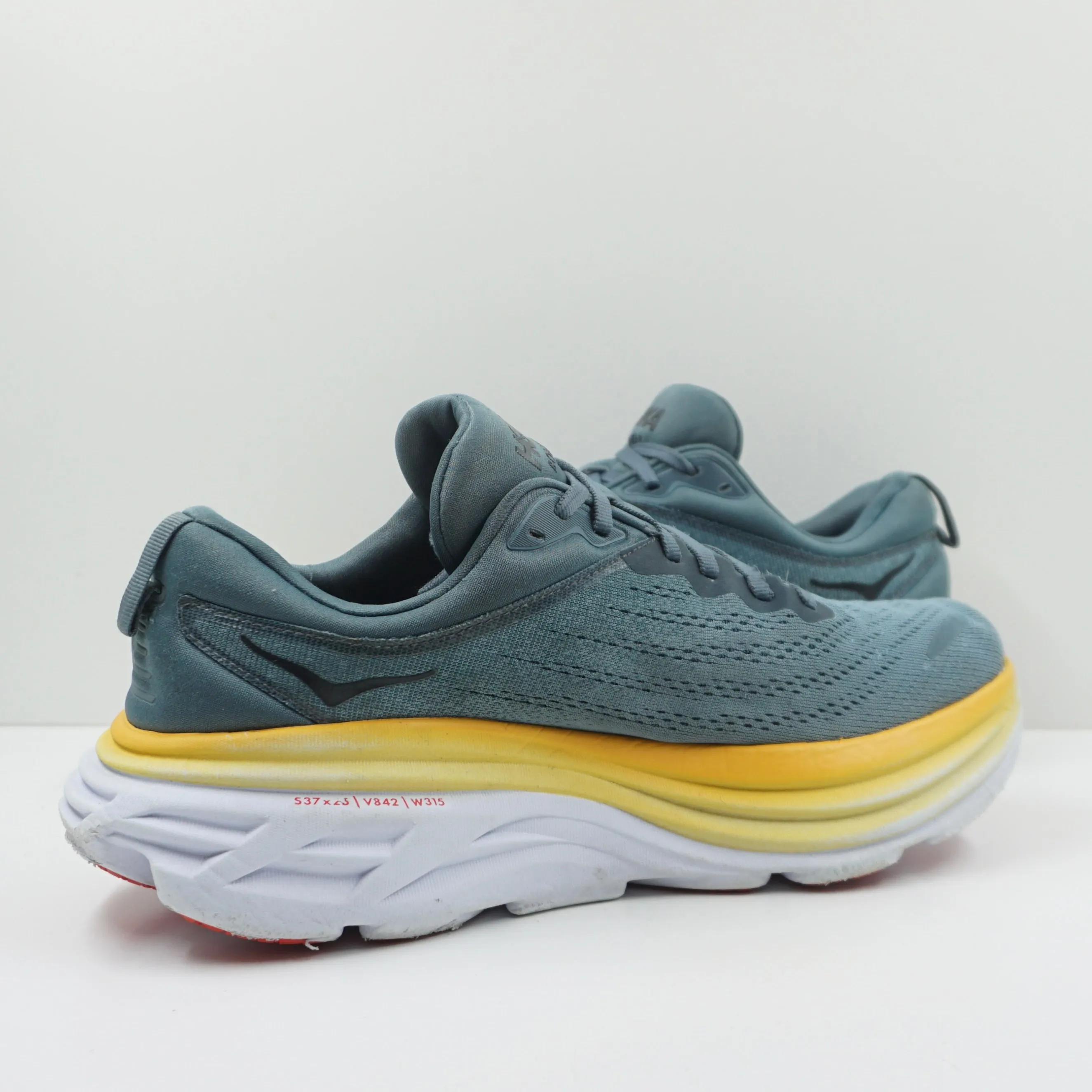 Hoka One One M Bondi 8 Blue Yellow