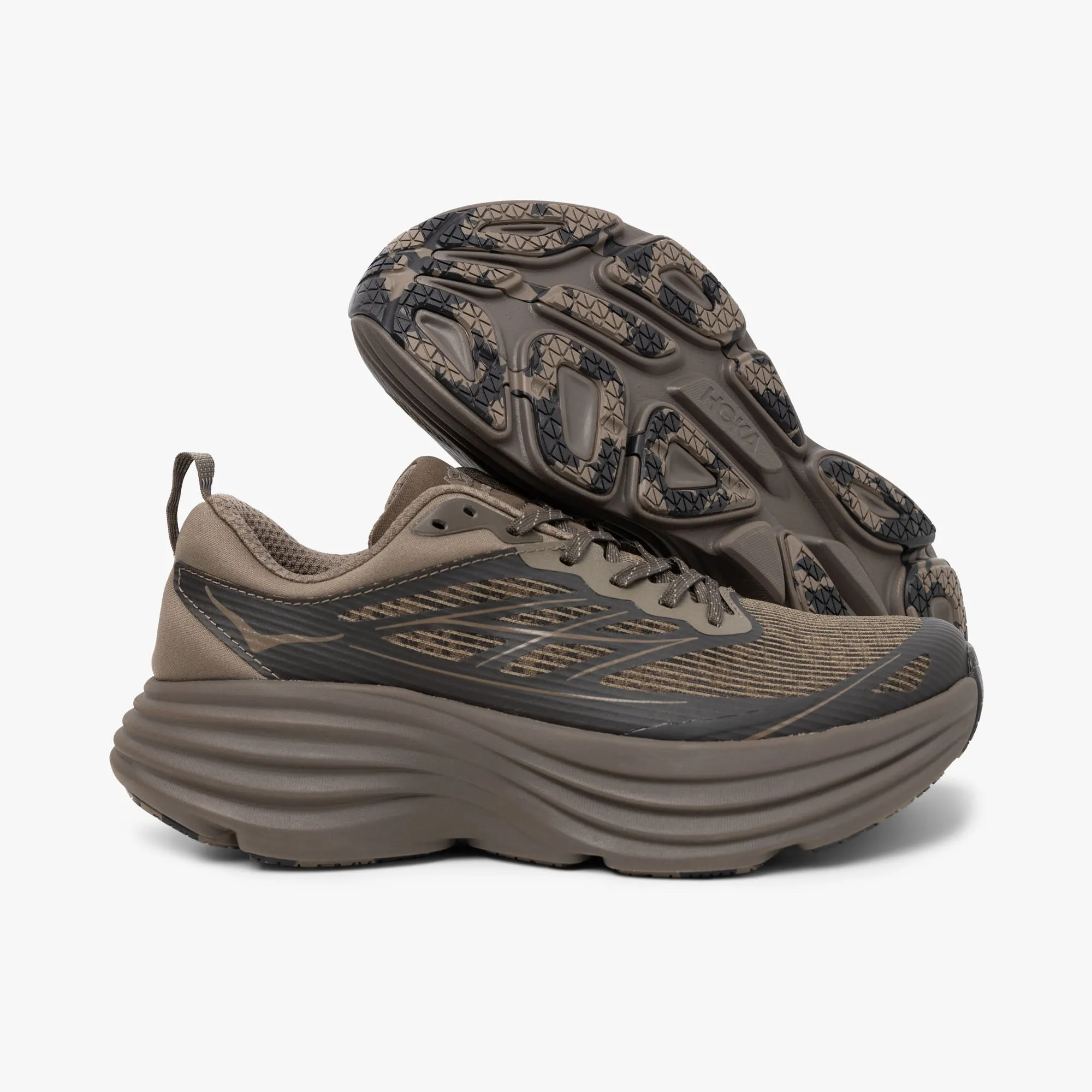 Hoka U Bondi TS Caged Umber / Deep Umber