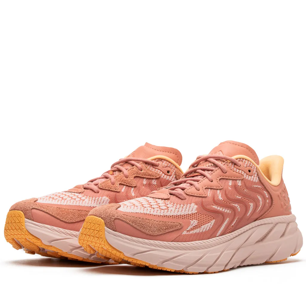 Hoka U Clifton LS - Earthenware/Peach Whip