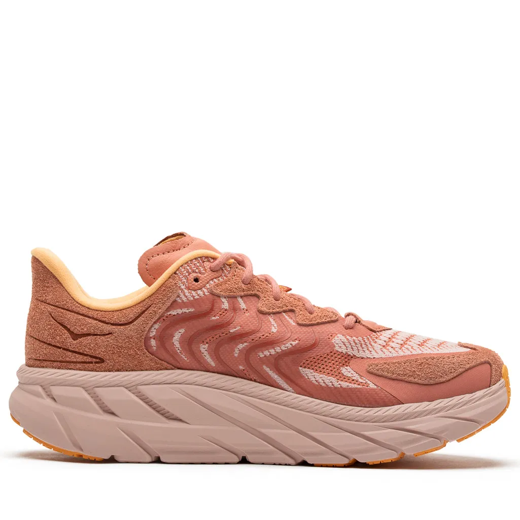 Hoka U Clifton LS - Earthenware/Peach Whip