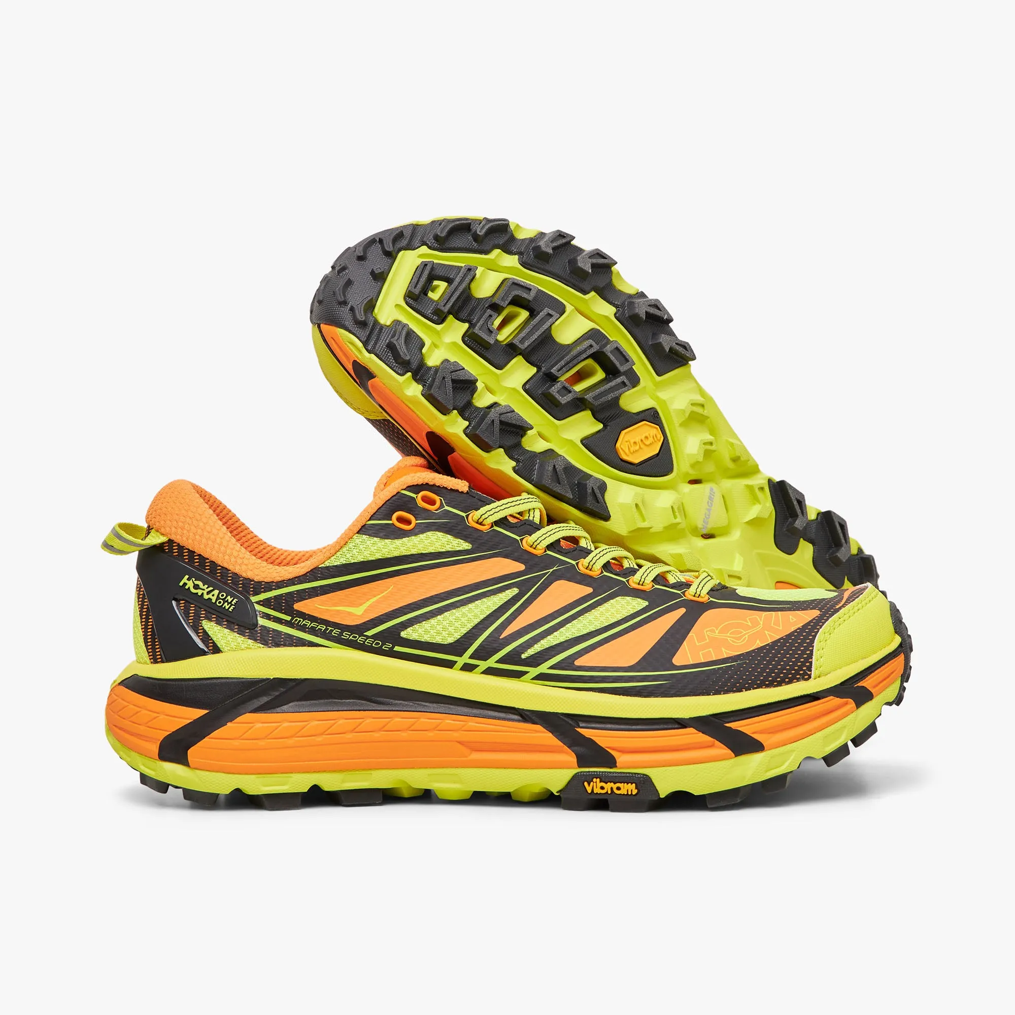 Hoka U Mafate Speed 2 Electric Tangerine / Hoka Citrus