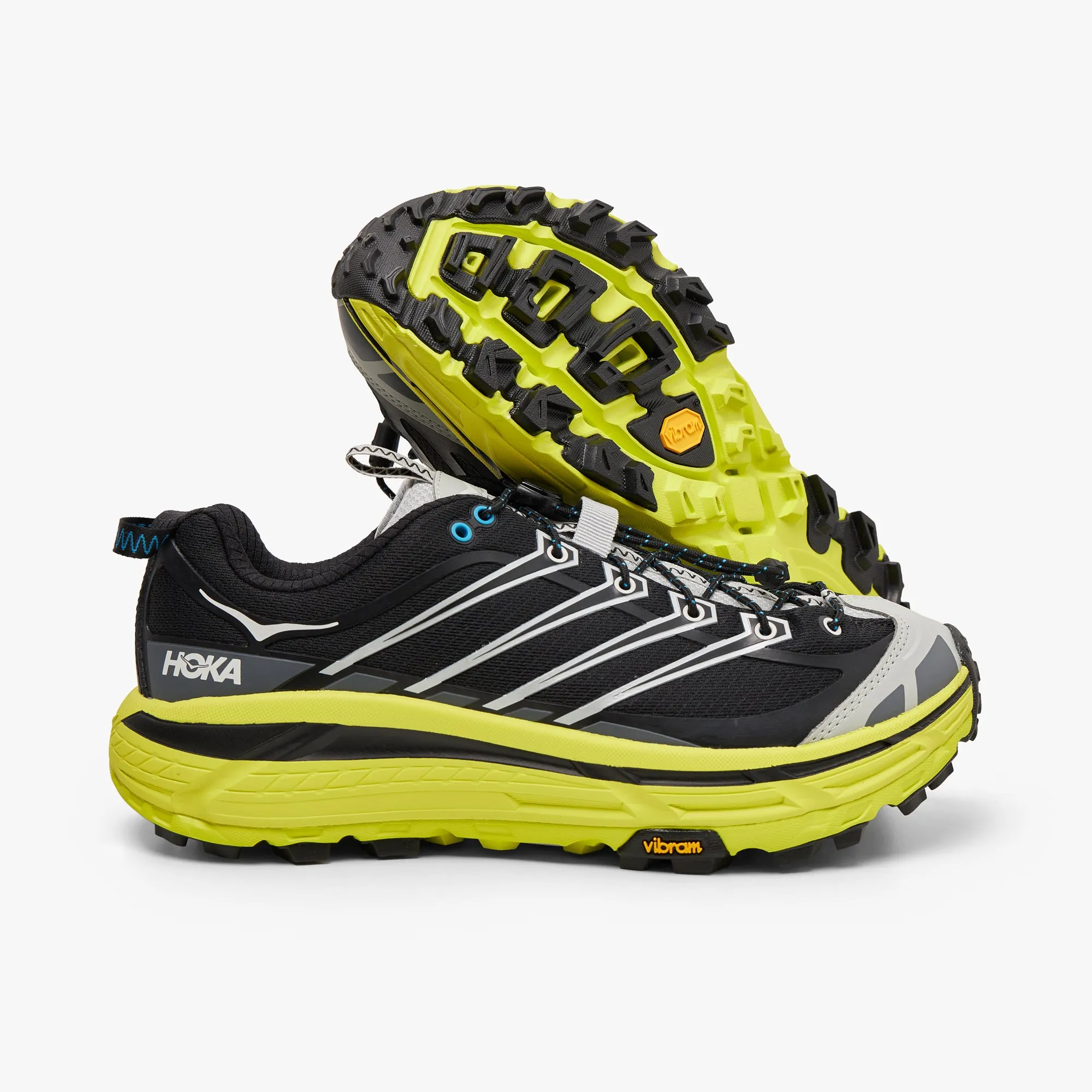 Hoka U Mafate Three2 Black / Hoka Citrus