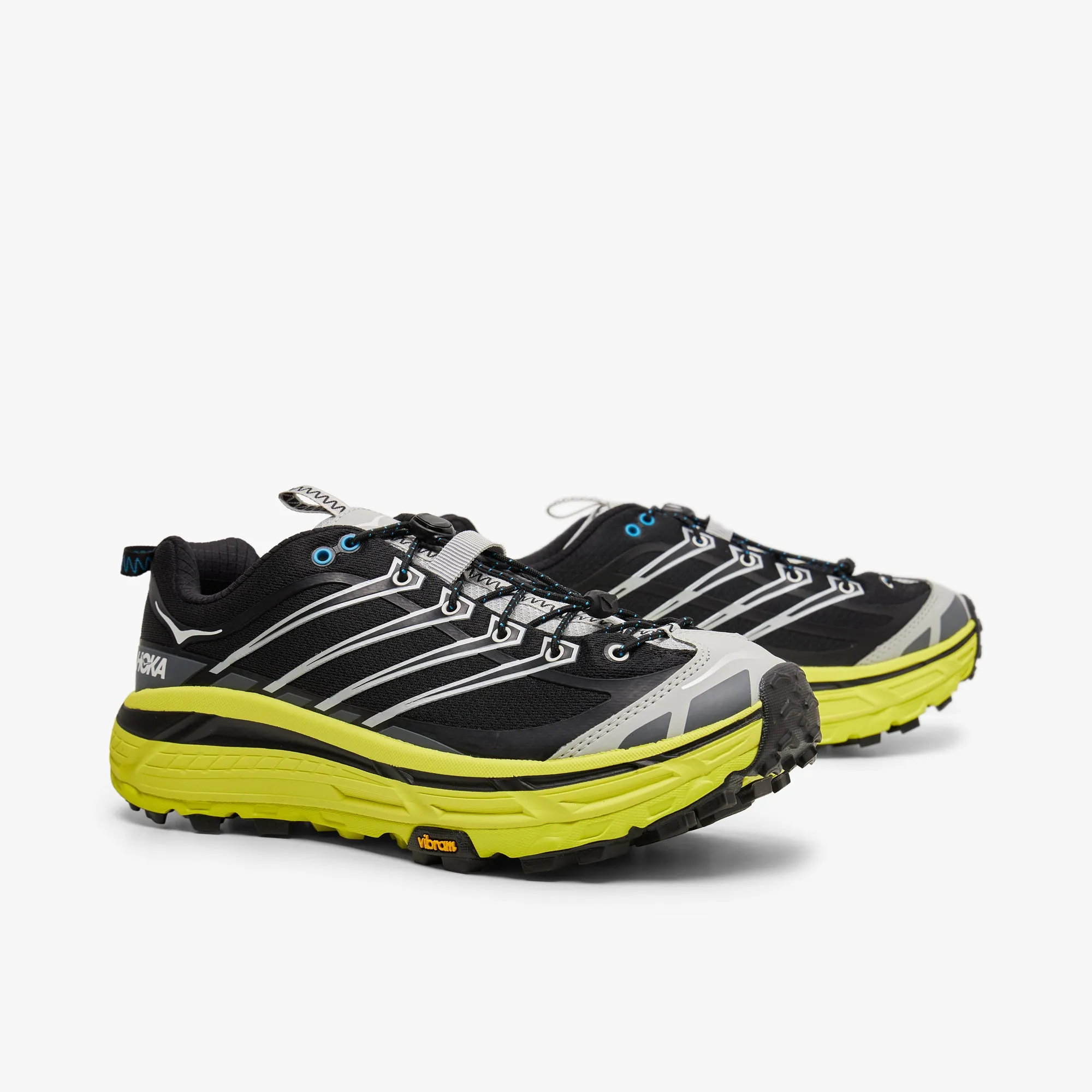 Hoka U Mafate Three2 Black / Hoka Citrus