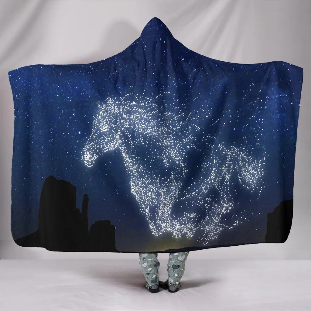 Horse Star II Hooded Blanket