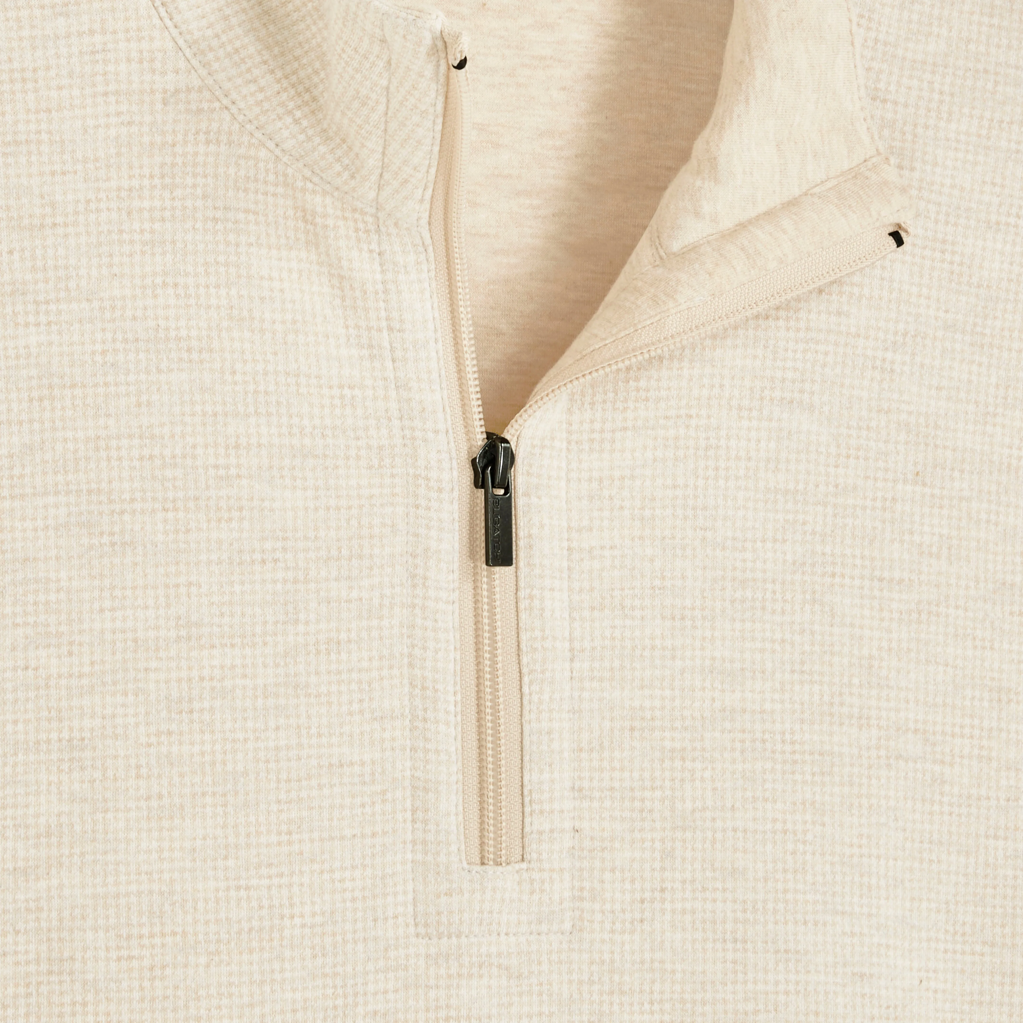 Hound's Tooth Quarter Zip Pullover