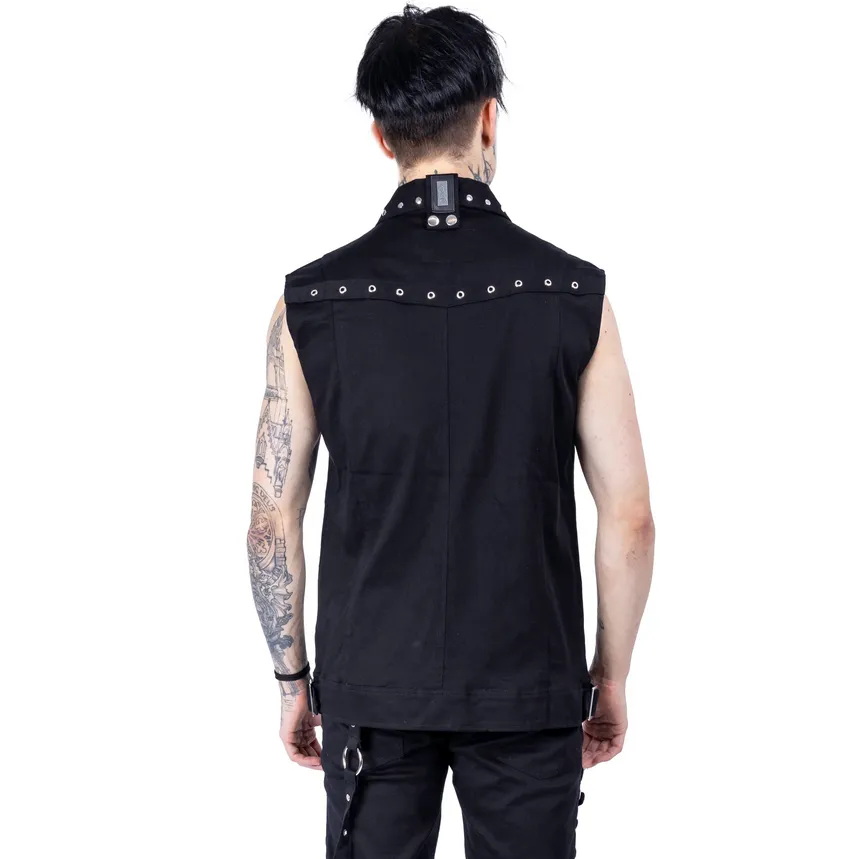 ISAIAS VEST - BLACK