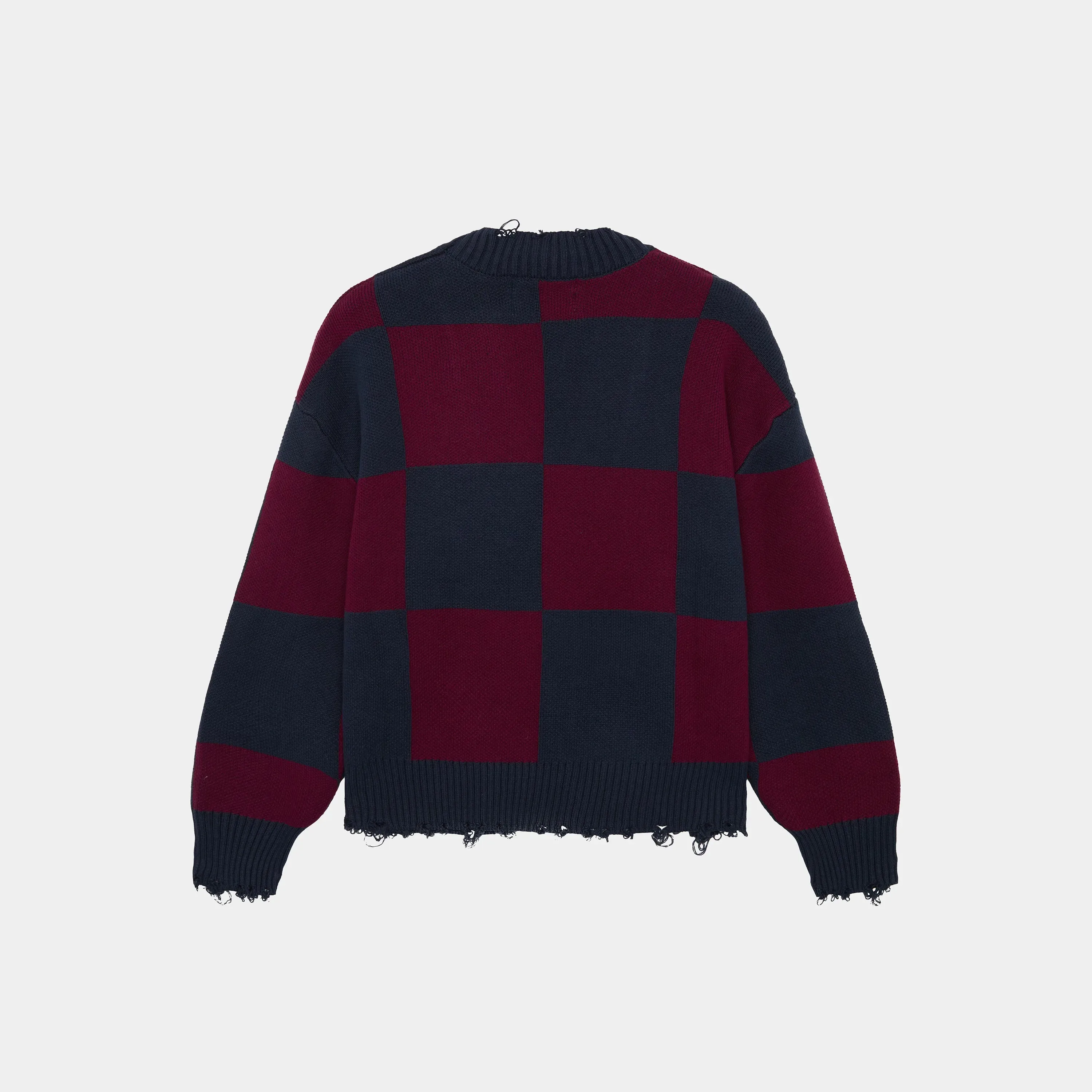 Ivy Squared Navy Port Jacquard Knit Cardigan