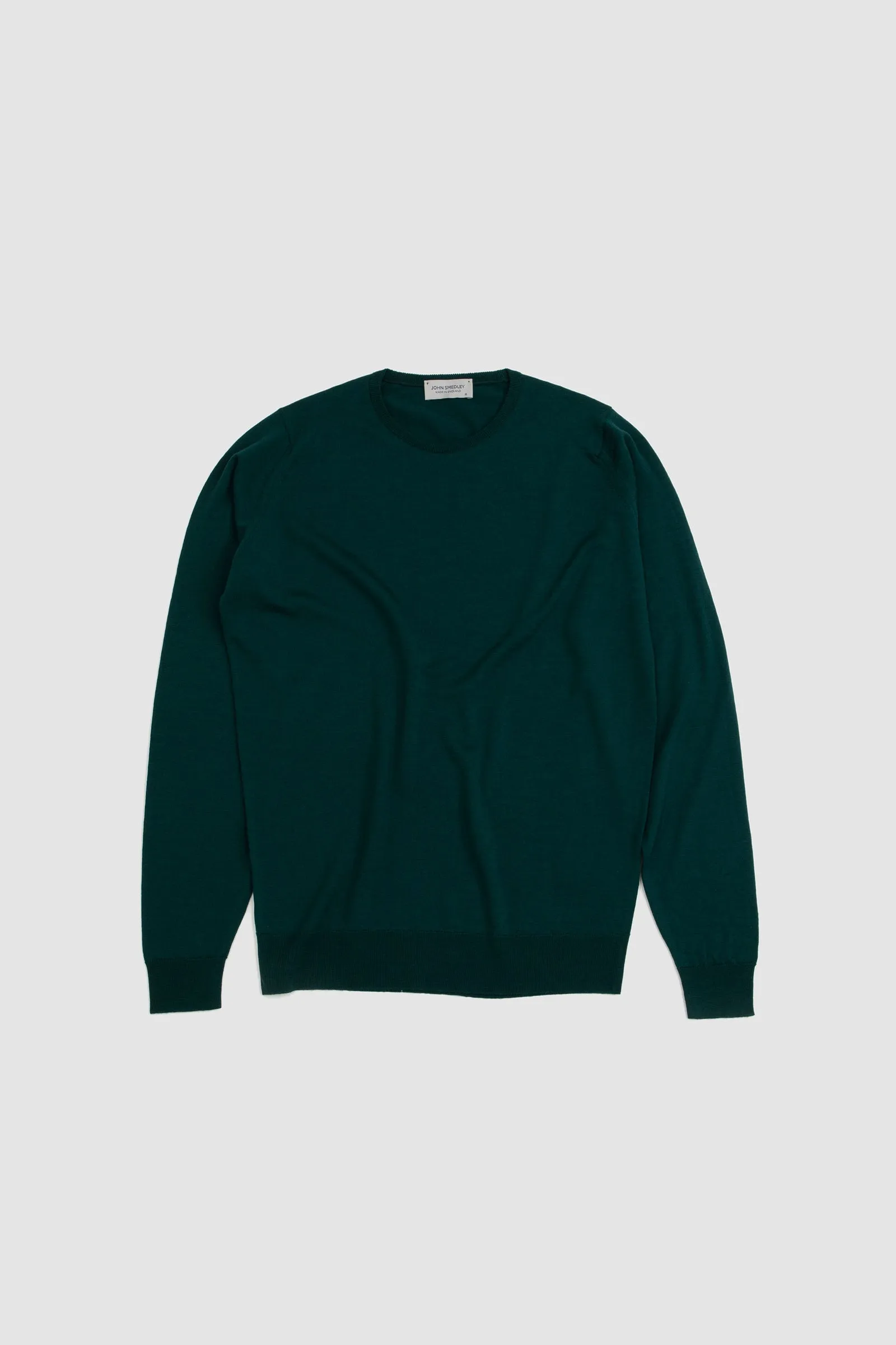 John Smedley Lundy Crew Neck Pullover Pine