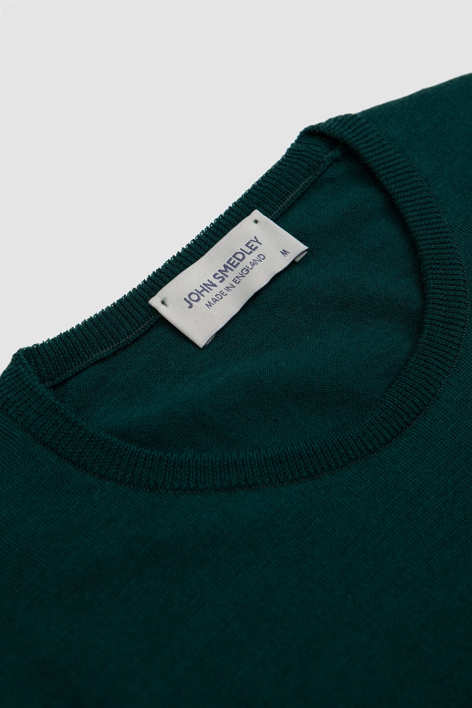 John Smedley Lundy Crew Neck Pullover Pine