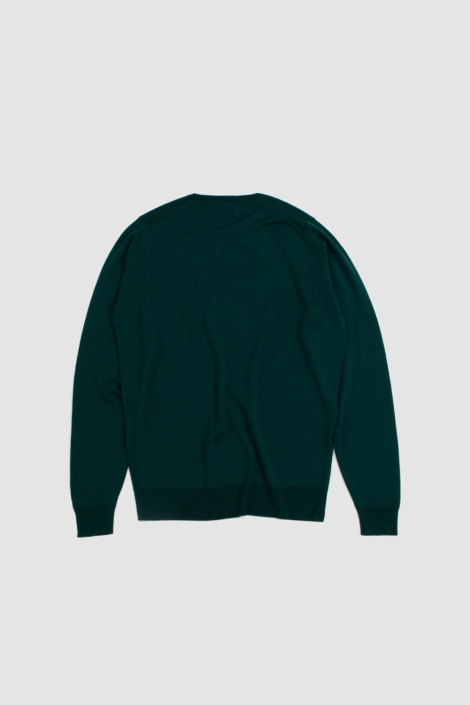 John Smedley Lundy Crew Neck Pullover Pine