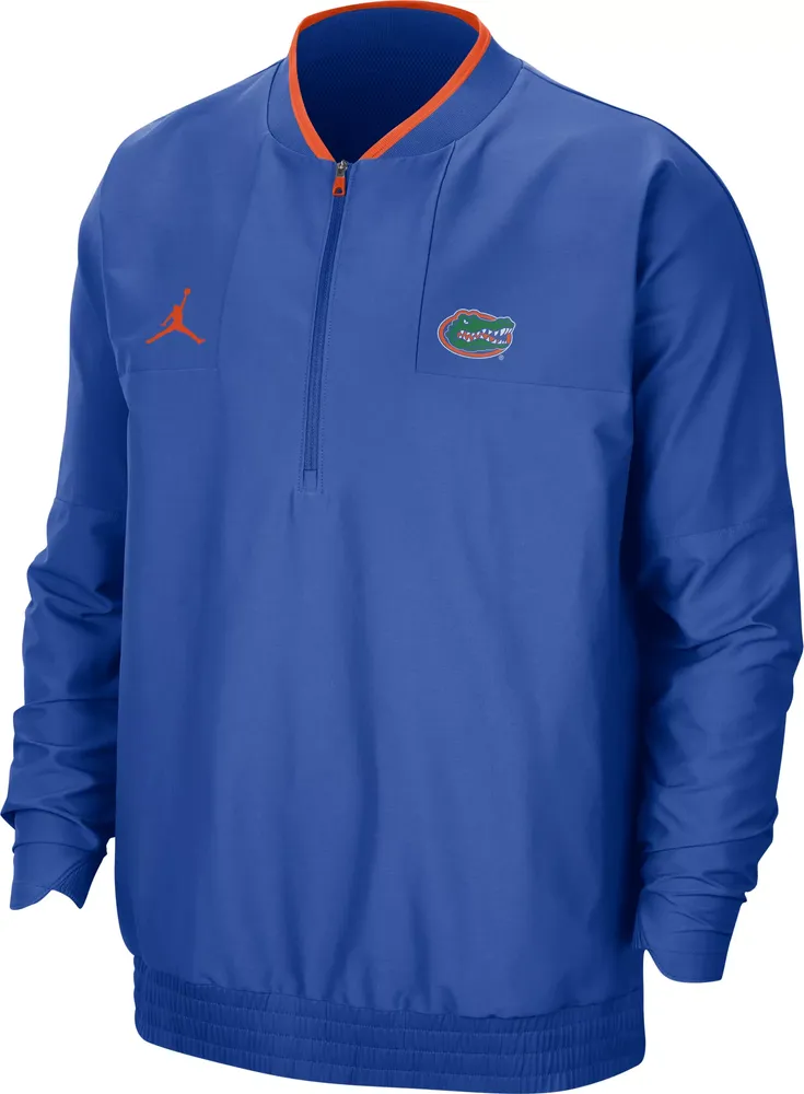 Jordan Men's Florida Gators Blue Football Sideline Coach Lightweight Jacket