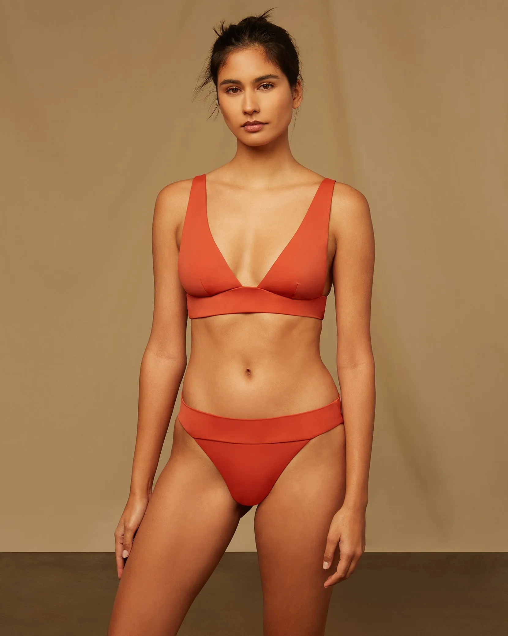 Karina Bikini Bottom | Burnt Ochre