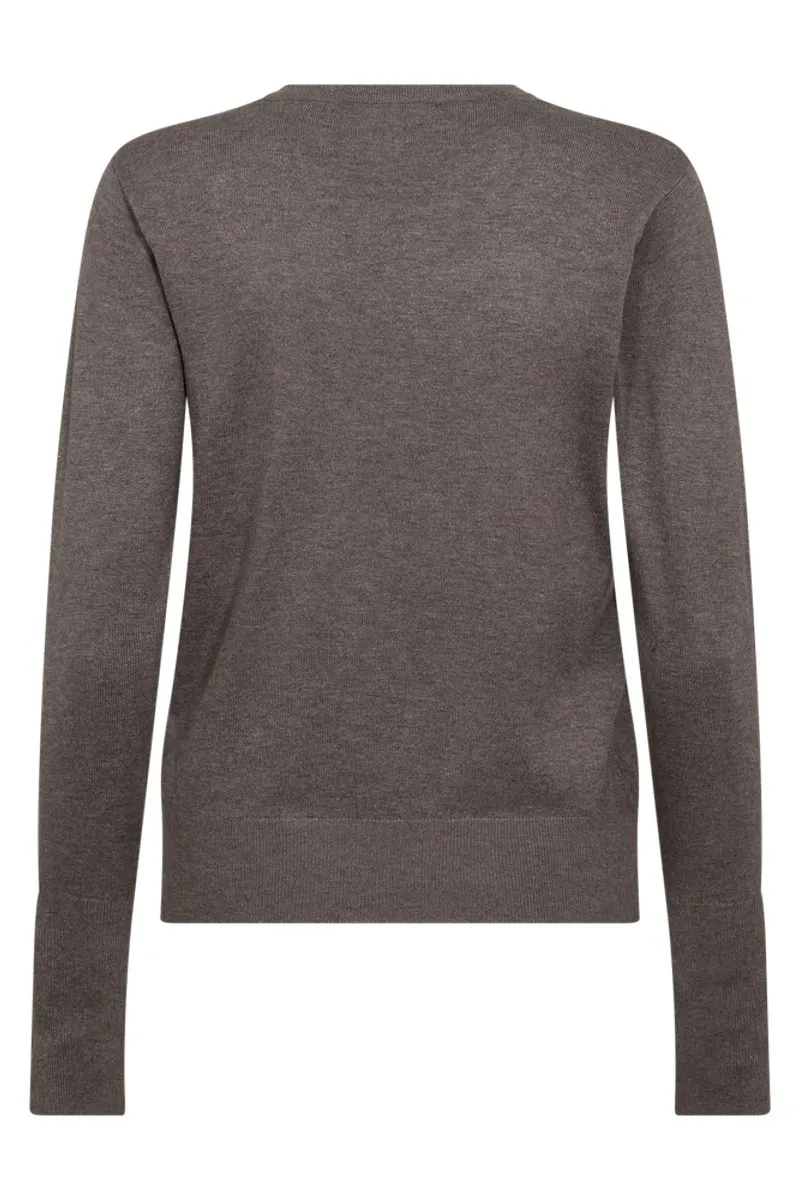 Katie Pullover | Morel Melange | Strik fra Freequent