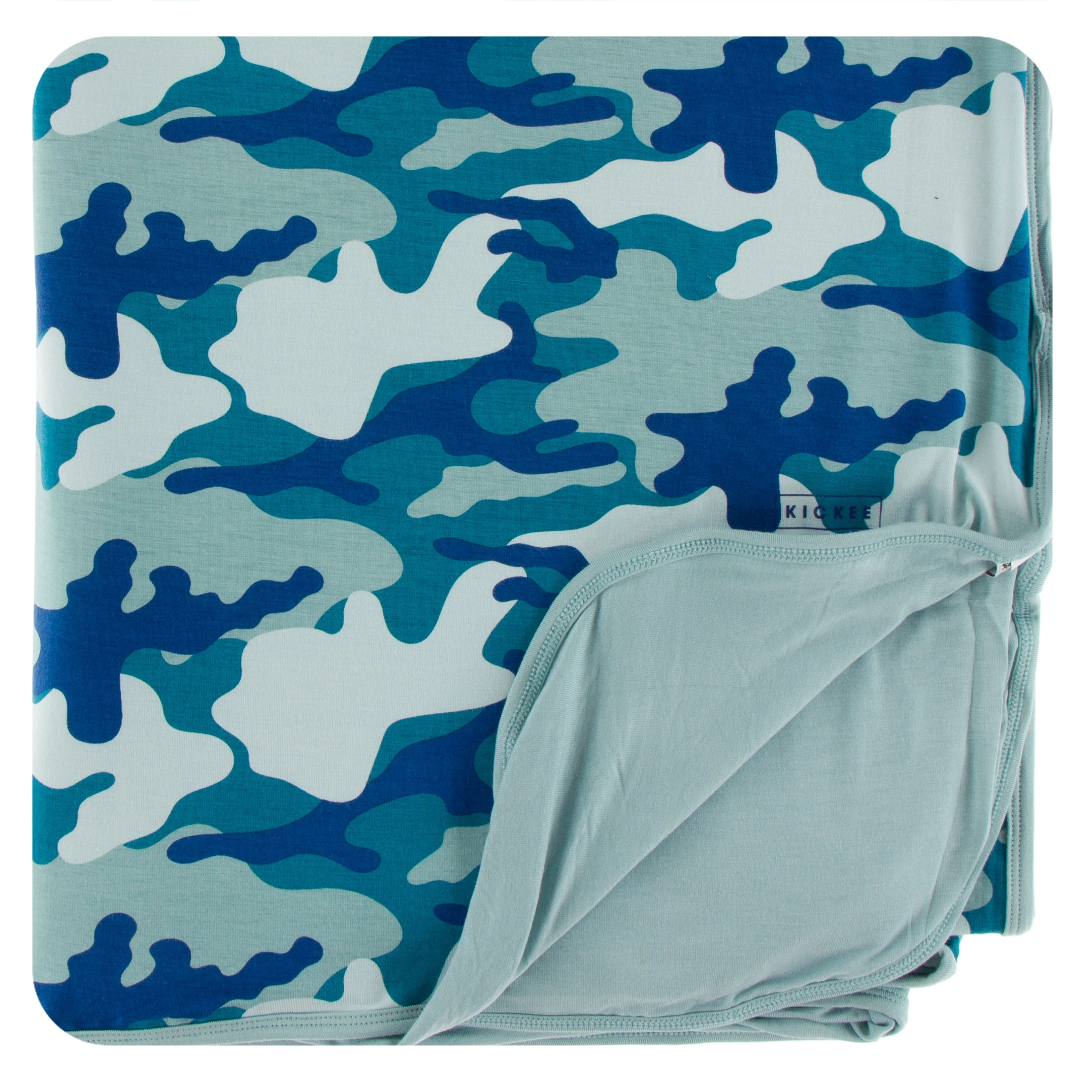 KICKEE Print Double Layer Throw Blanket