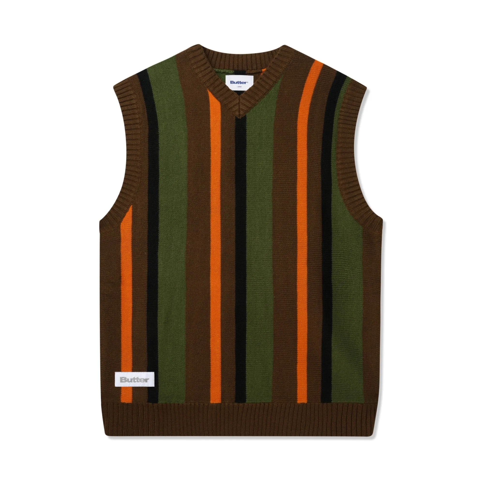 Kingston Knit Vest Brown