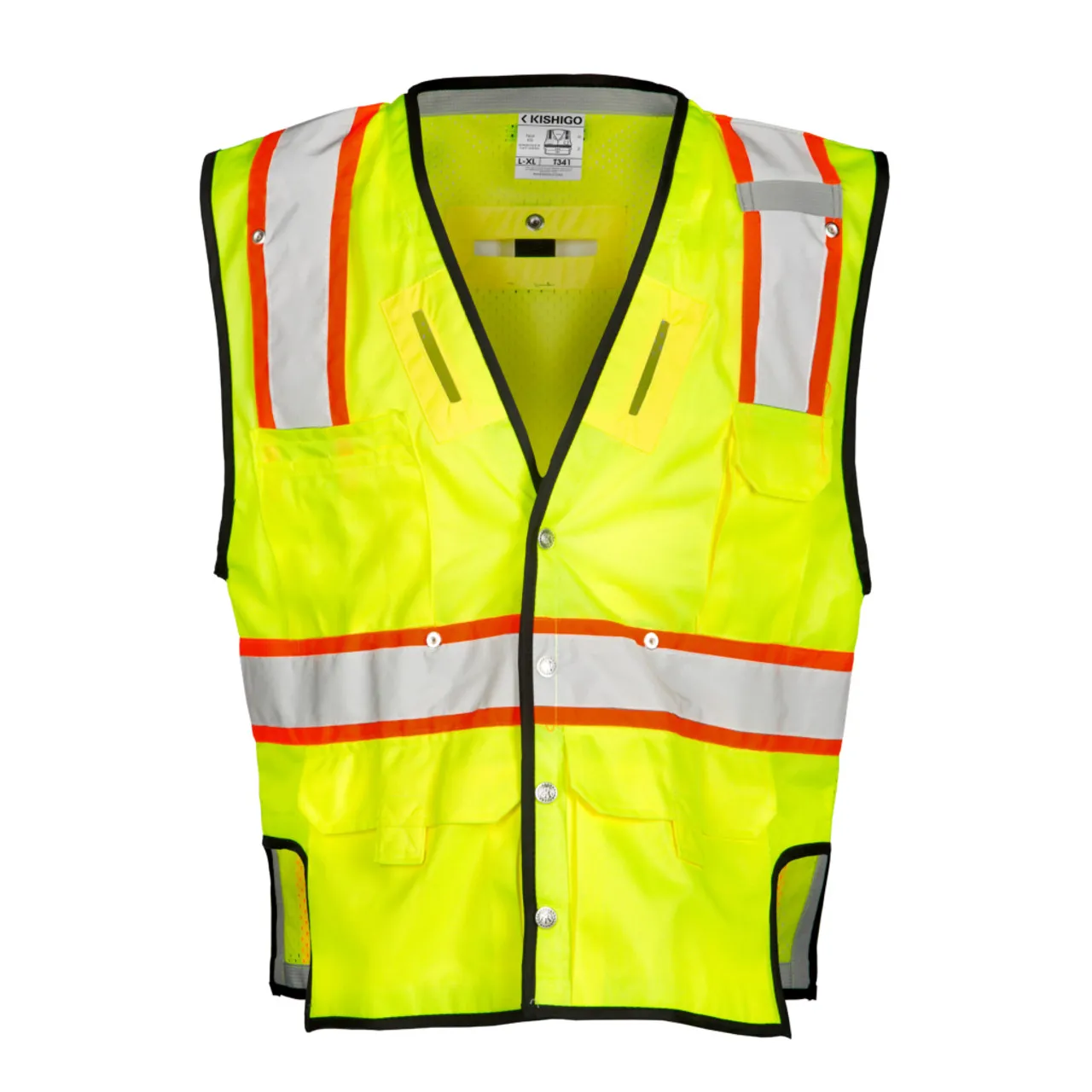 Kishigo Fall Protection Vest Class 2 Lime T341