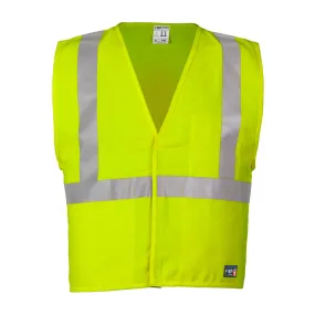 Kishigo FR Arc Vest Hi Vis F442 Lime