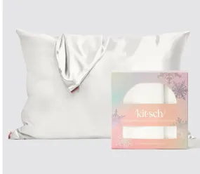 Kitsch Holiday Standard Pillowcase 2 Piece Set- Ivory