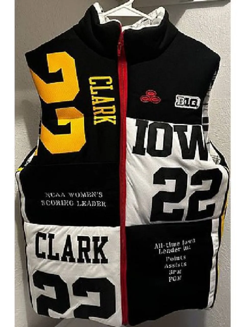 Kristin Juszczyk Caitlin Clark Vest