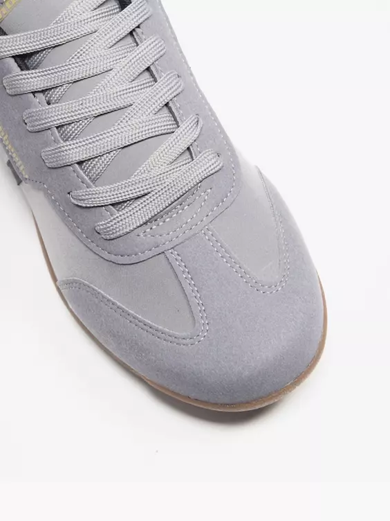 Lambretta  Tackle Grey Casual Trainers