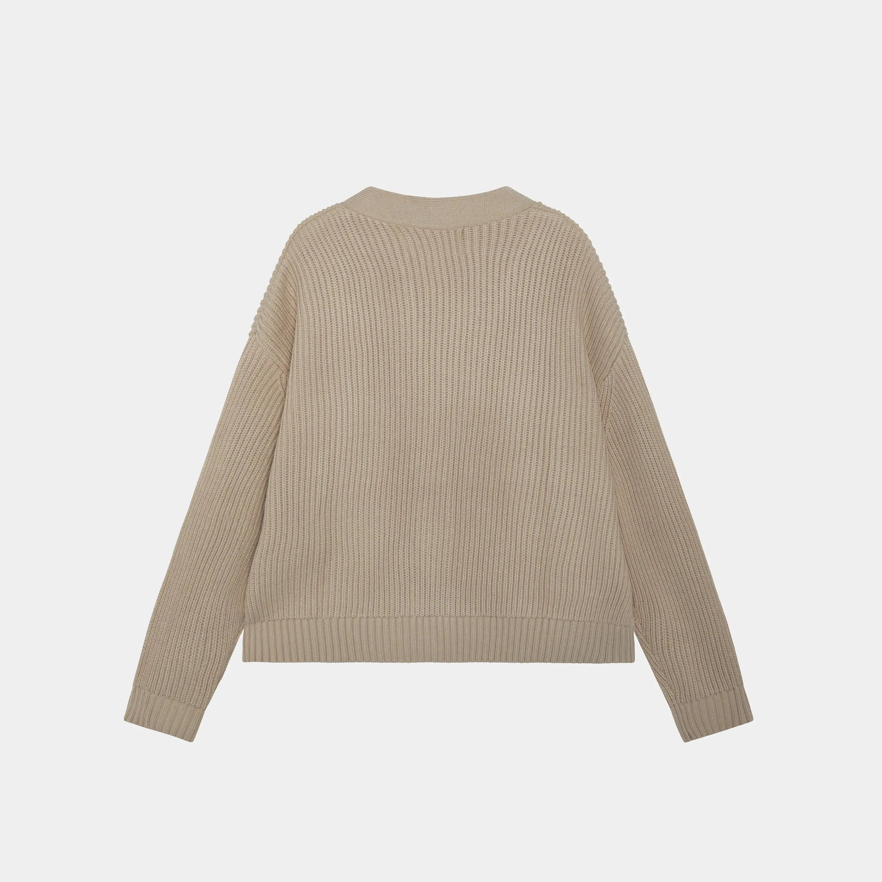 Lesh Off Sand Rib Cardigan