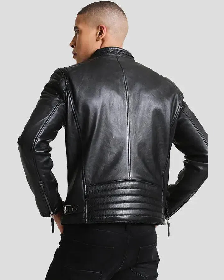 Lester Black Racer Leather Jacket