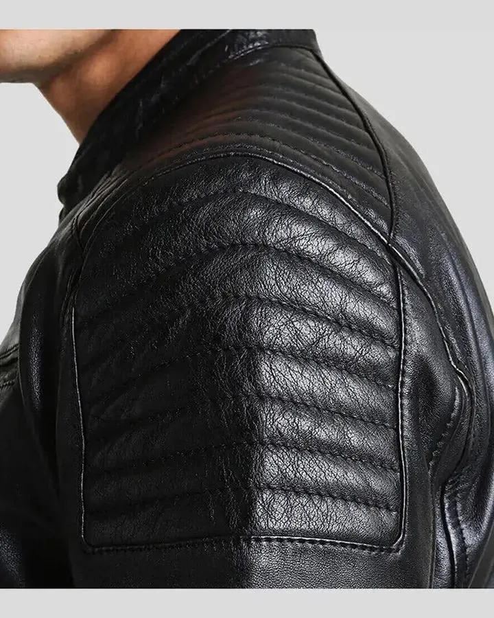 Lester Black Racer Leather Jacket