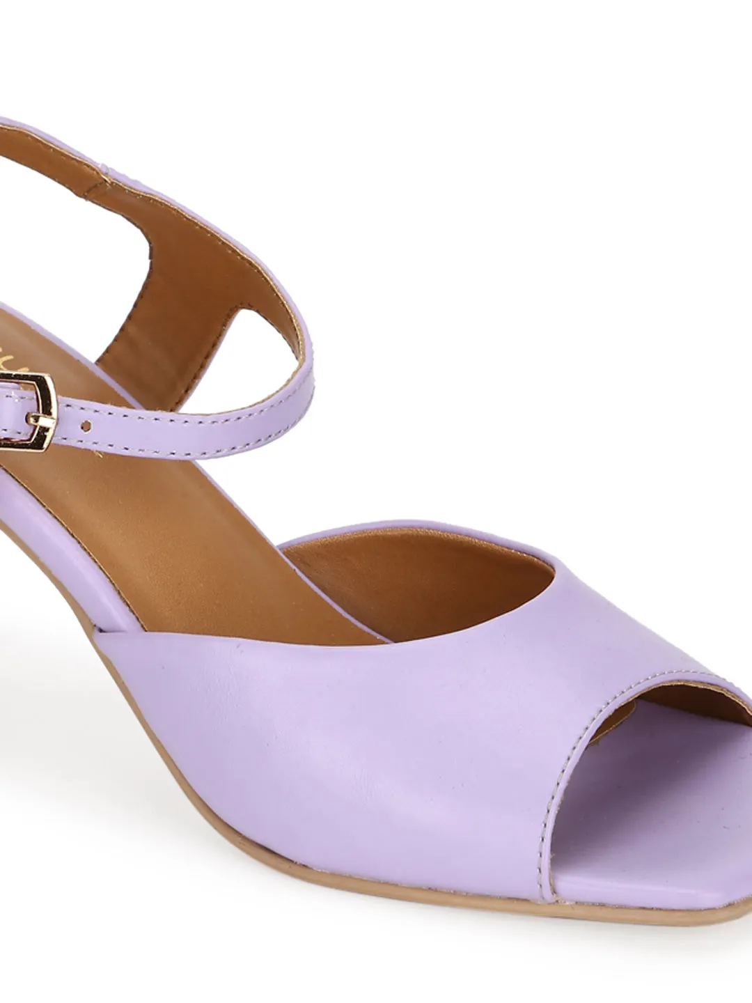 Lilac Purple PU Slim Block Sandals (TC-ST-1229-LILPU)