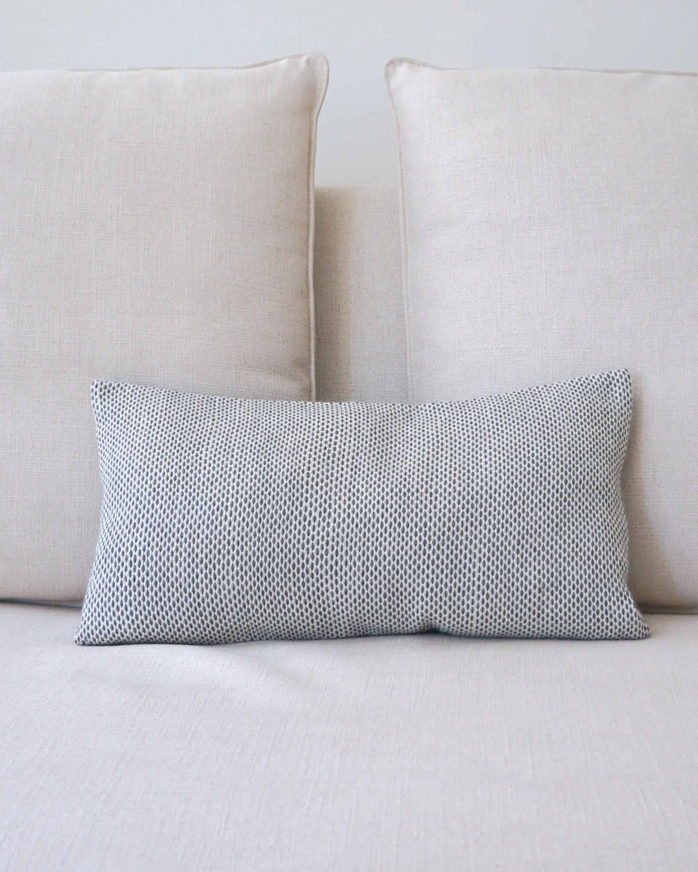 Lineas Lumbar Pillow in Ivory