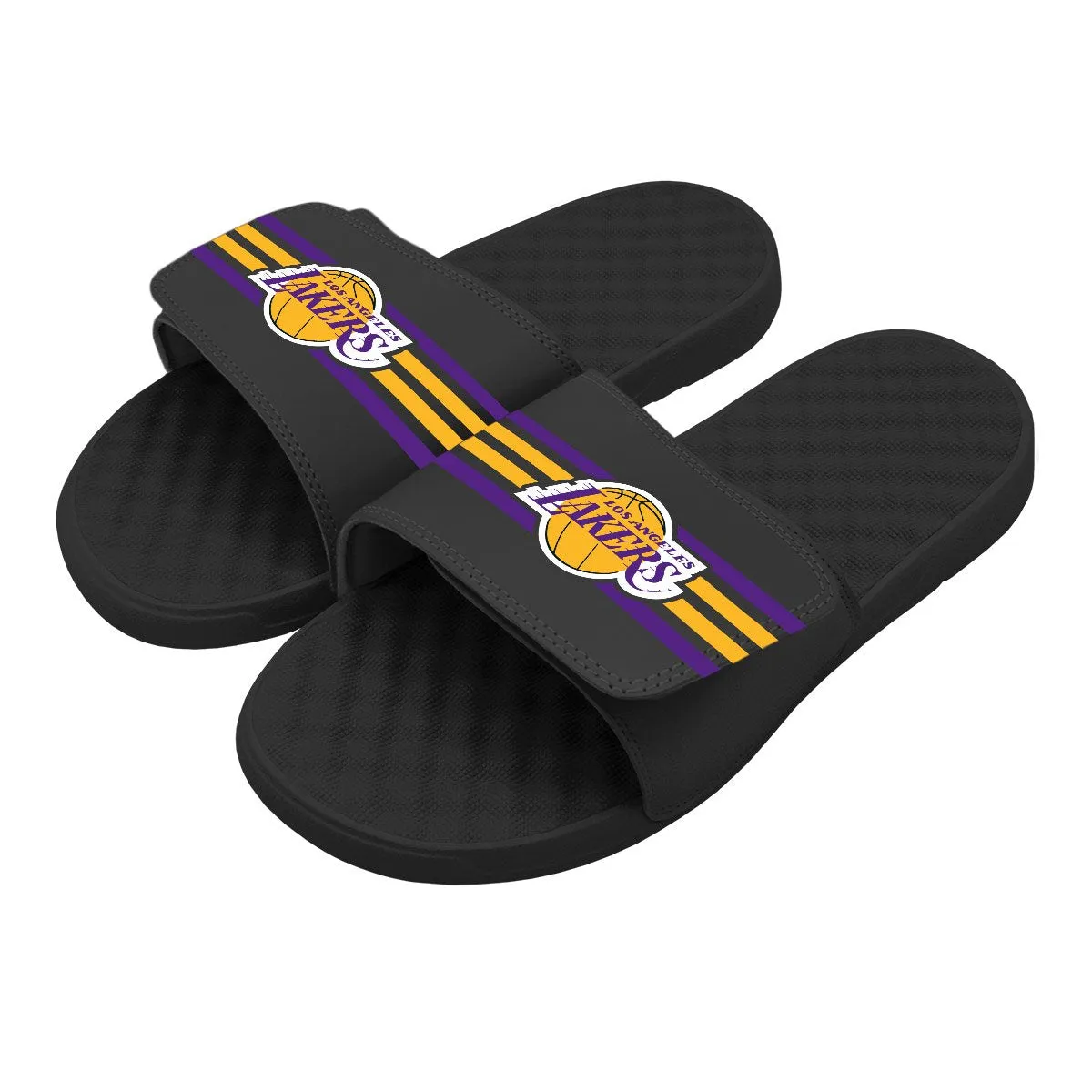 Los Angeles Lakers Striped ISlide Sandals